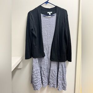 Sonoma Dress Large with black cardigan Kohls